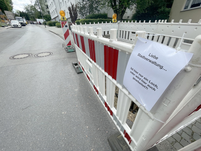 Baugrube Sanatoriumstrasse